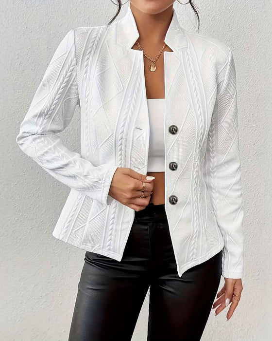 Blazer Kappa Enfärgad Knappad