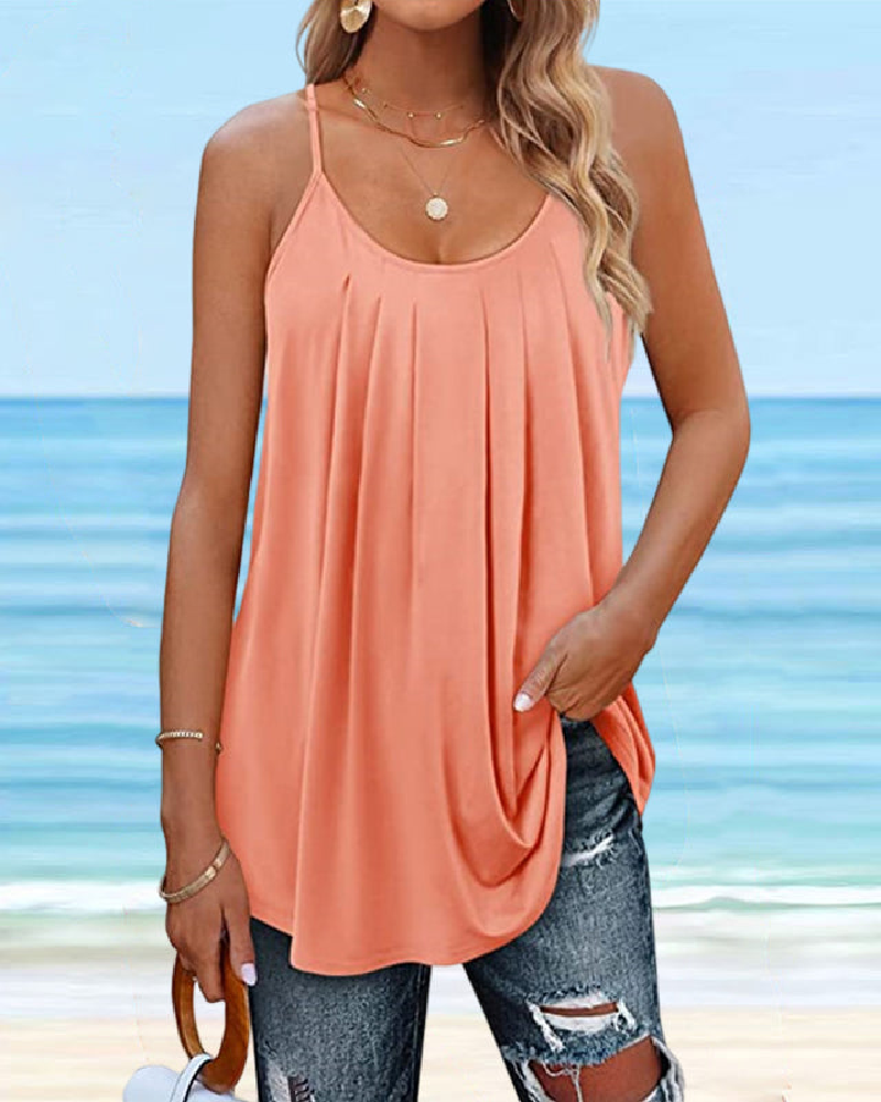 Kamisol Dam Basic Rund Hals