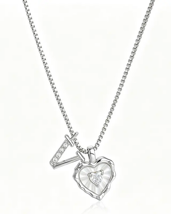 A–Z Mikropave Bokstavspendel Halsband
