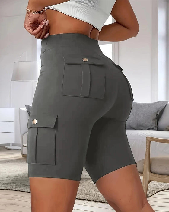 Leggings Enkelspänne Enfärgad Yoga