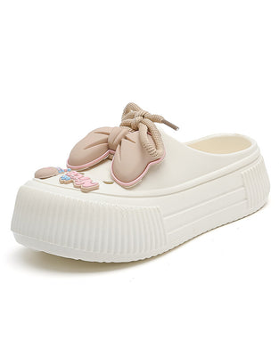 🌴 Dam Andningsbara Tofflor med Blomdekoration