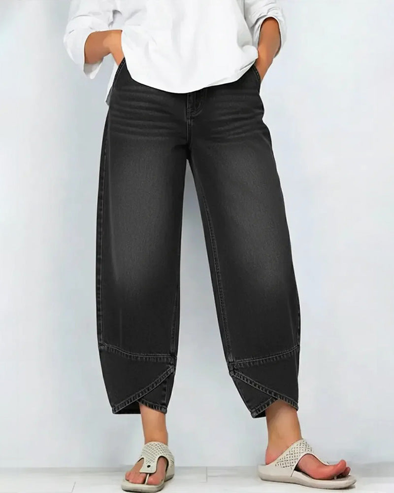 Byxor Denim Lappverk Casual