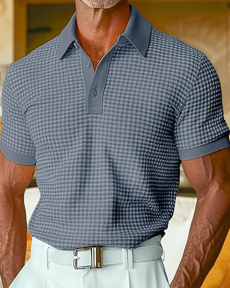 T-Shirts Krage Knapp Kortärmad Polo