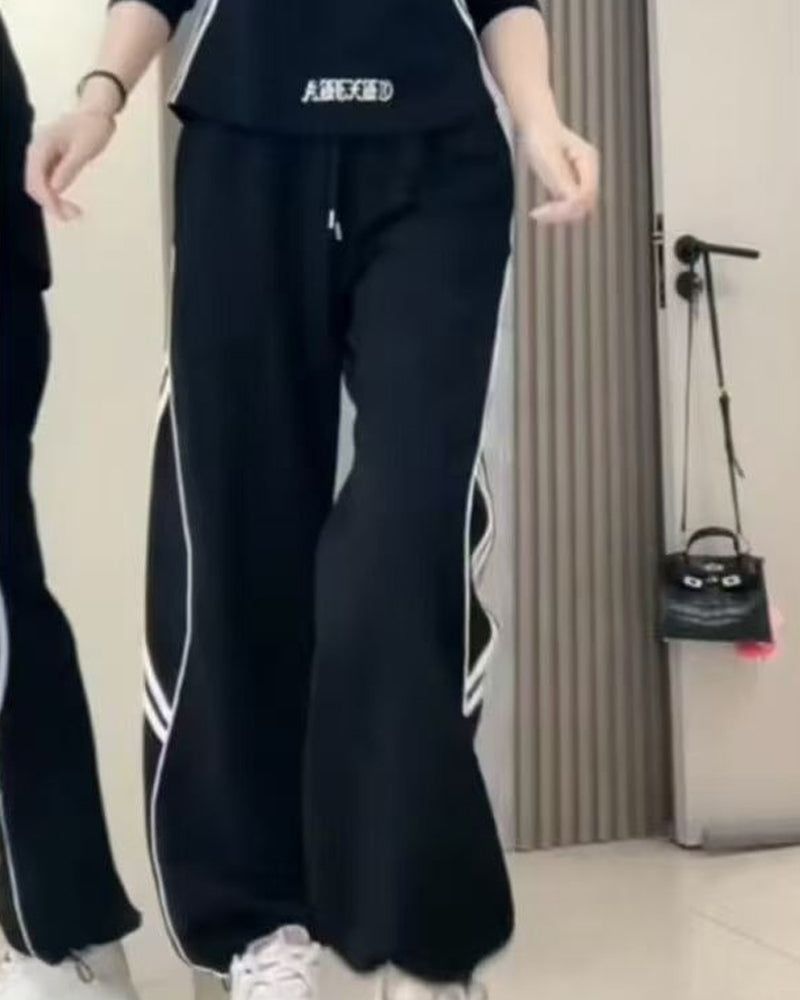 Tvådelade Set Avslappnad Sport Figursmickrande