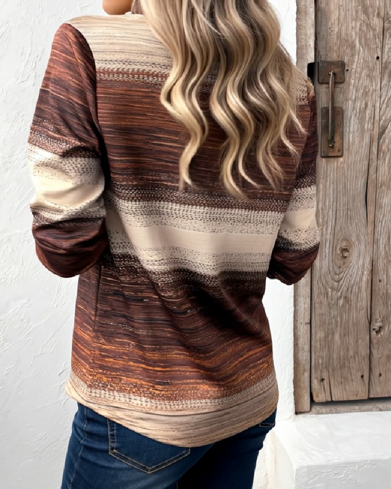 Luvtröja Ståkrage Halvblåsare Gradient