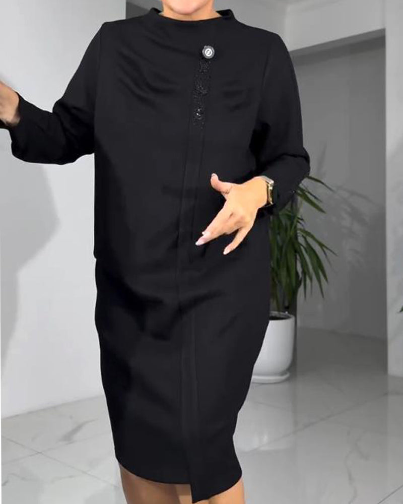 Klänning Med Sofistikerad Stil Och Elegant Stämning