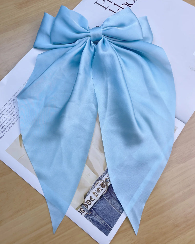 🔥 Stor Rosett Hårklämma För Kvinnor – Bröllop & Vardag Hästsvans Accessoar Med Lång Svans