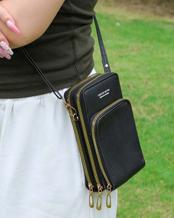 Enfärgad Mode Crossbody Telefonväska