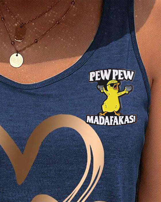 Brosch med Bokstav & Tecknad Anka Design