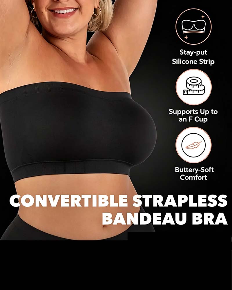 Lingeri Plus Size Avtagbar Axelbandslös