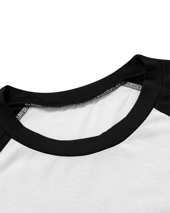 T-Shirt Casual Raglanärm