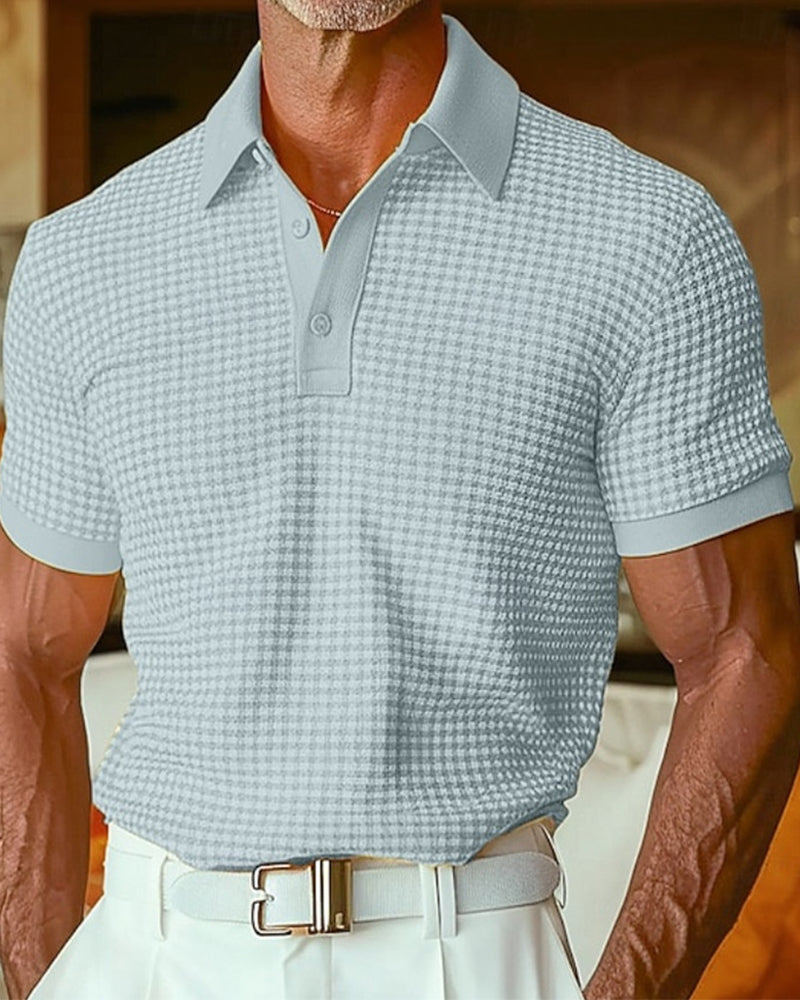 T-Shirts Krage Knapp Kortärmad Polo