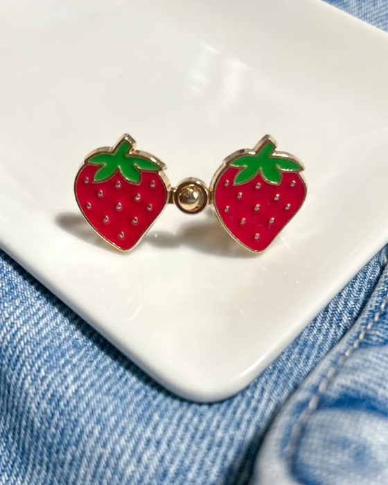 Söta Midjeomfamnande Knappar Med Tecknade Figurer