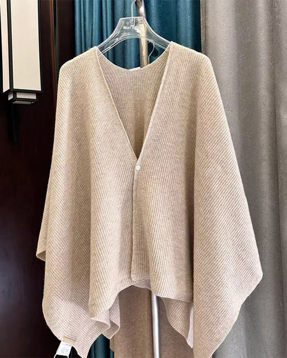Elegant Cardigan För Kvinnor