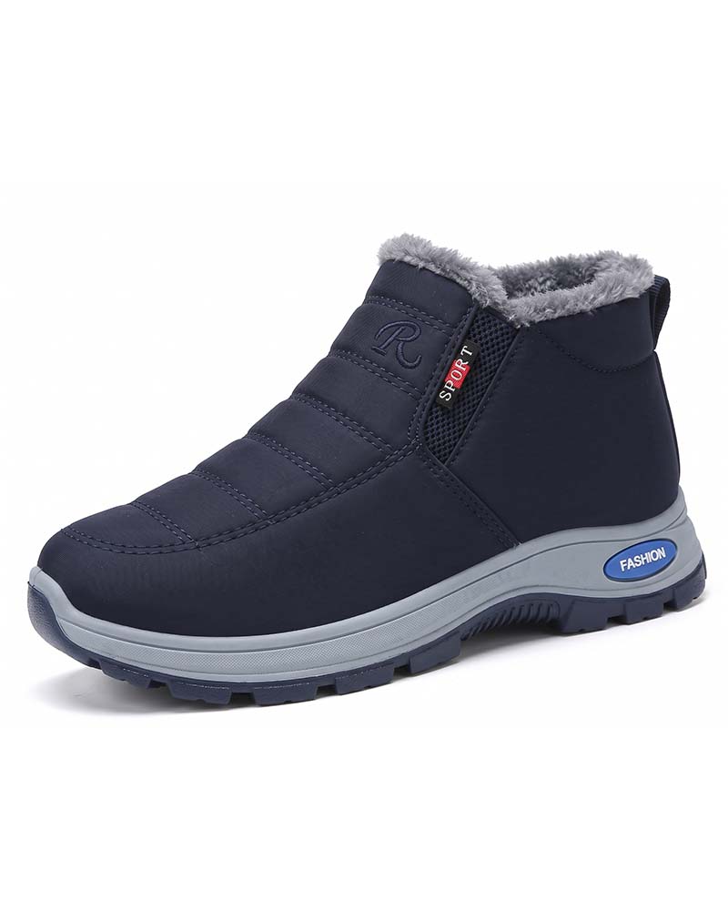 Vinter Tjockfodrade Snökängor, Slip-On Varma Casual Skor För Damer Och Herrar