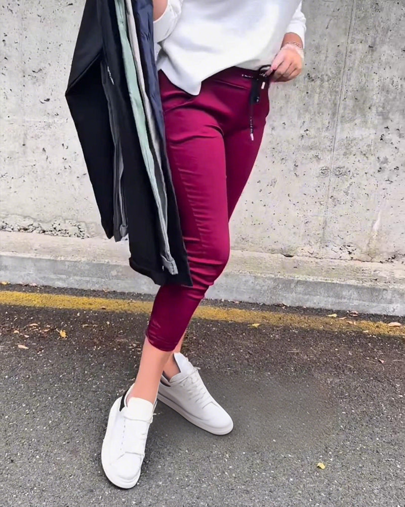 Byxor Elastisk Dragsnodd Penna