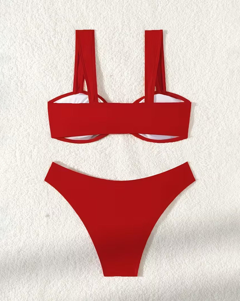 Bikini Metallspänne Splittring Sexig
