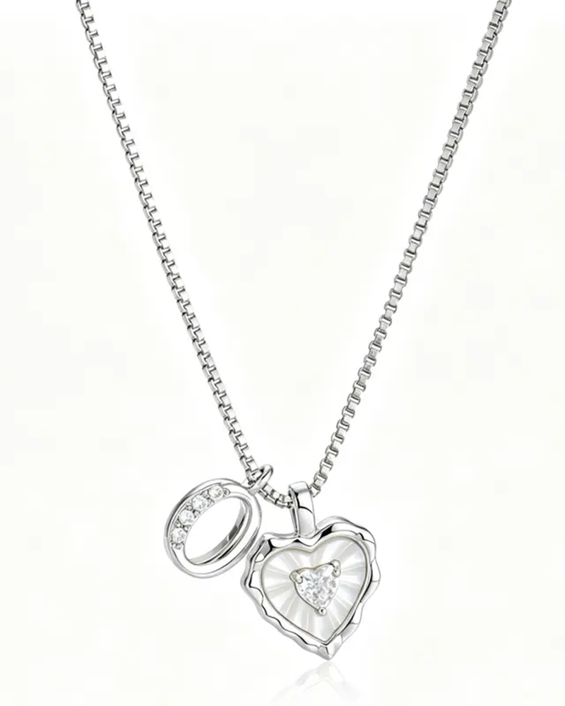 A–Z Mikropave Bokstavspendel Halsband