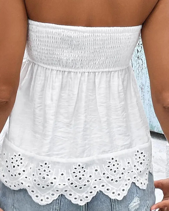 Blus Rynkad Urholkning Bandeau