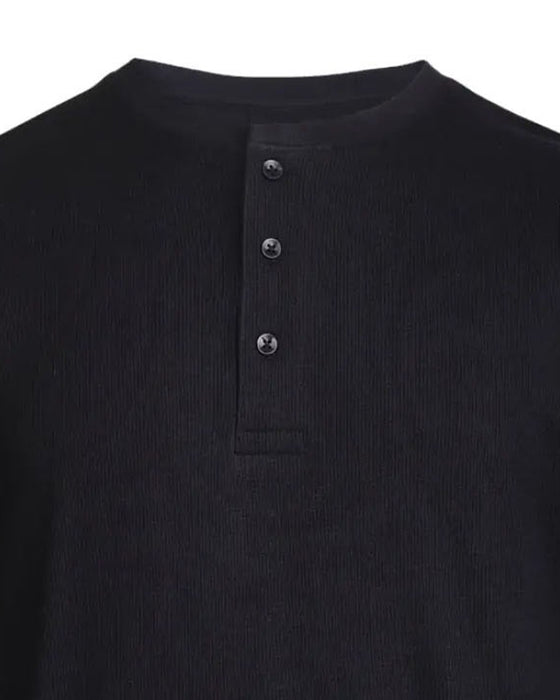 Skjorta Rundhals Henley Lång Ärm