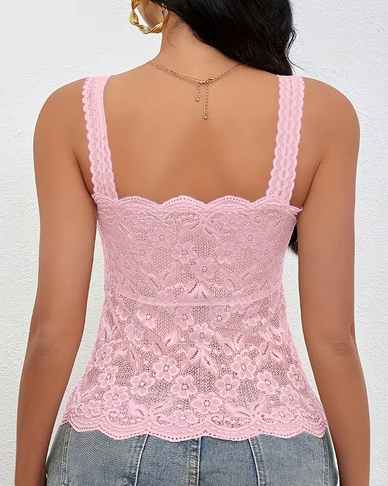 Camis Topp Enfärgad Bandeau
