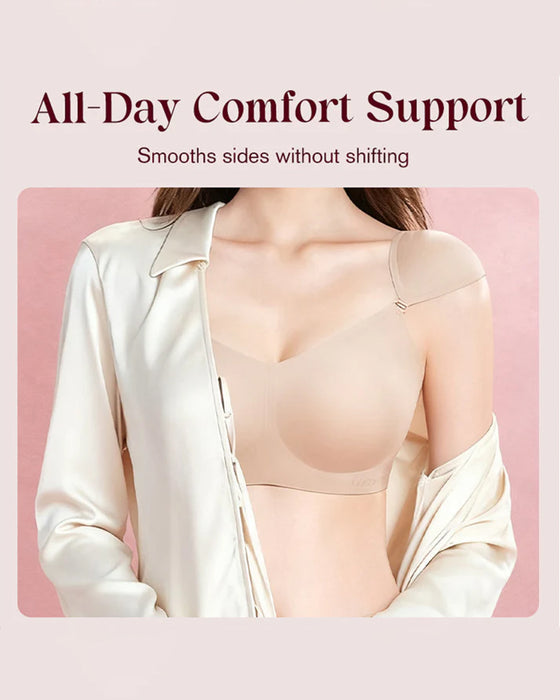 Sömlös Push-Up-Bh Med Vaddering För Kvinnor