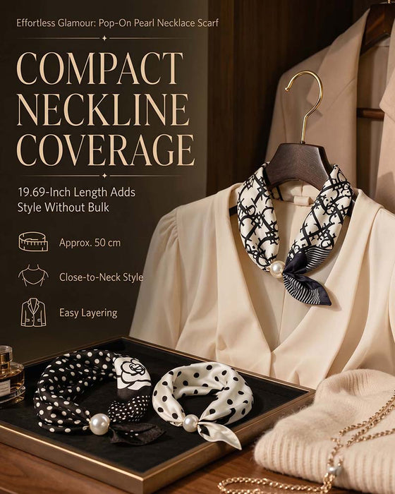 Lättillgänglig Glamour: Pärlhalsbandscarf 🧣