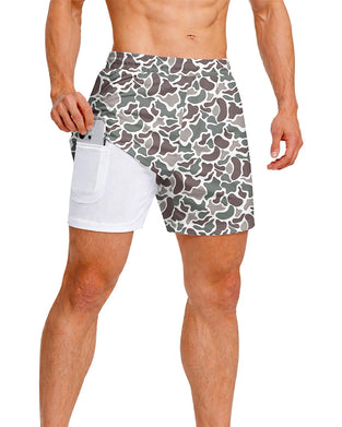 Shorts Kamouflage Tryck Strand