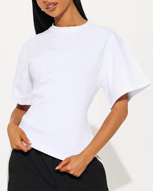 T-Shirts Lös Drop Axel Bak Dragkedja