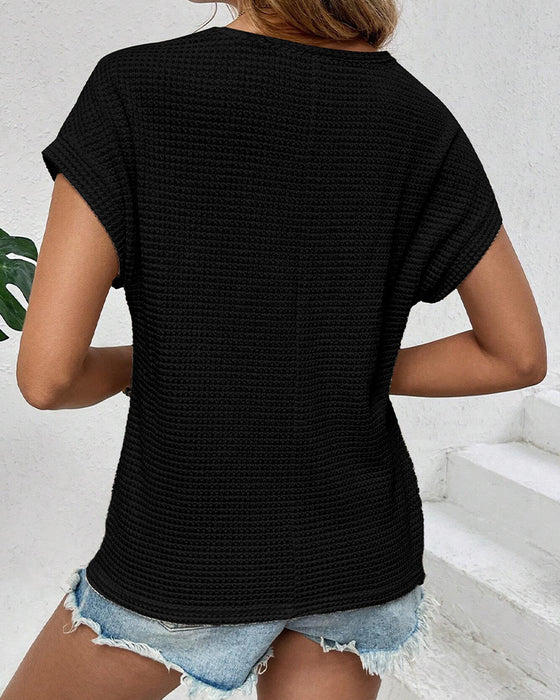 T-Shirt Raglan Nät Hål Ut Andningsbar