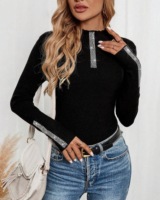 Het Diamant Långärmad Underdel Topp