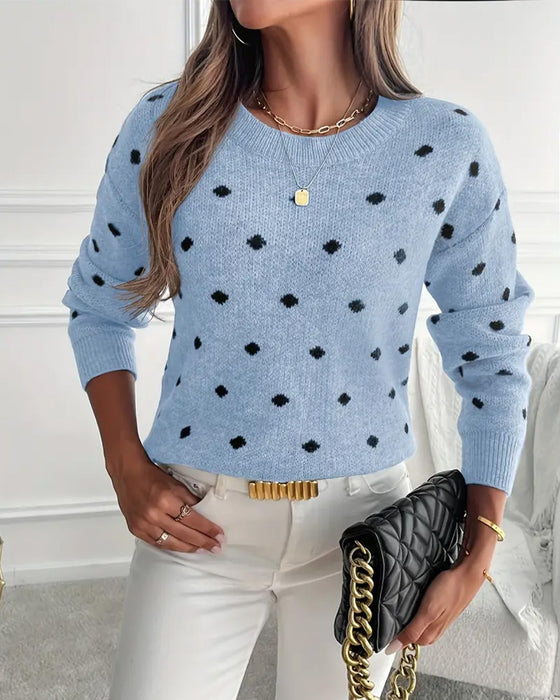 Pullover Rundhals Långärmad