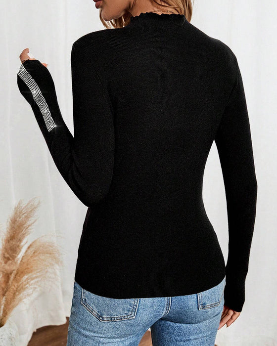 Het Diamant Långärmad Underdel Topp