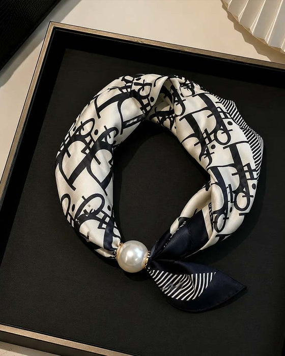 Lättillgänglig Glamour: Pärlhalsbandscarf 🧣