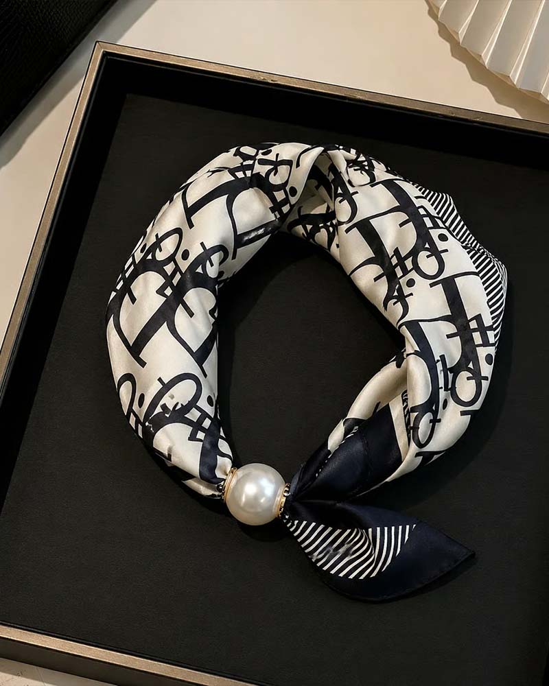 Lättillgänglig Glamour: Pärlhalsbandscarf 🧣
