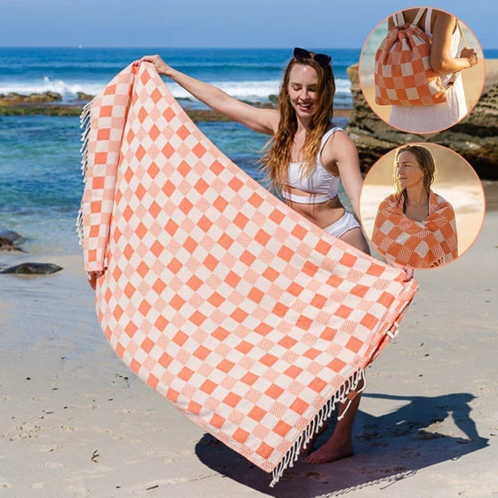 2-I-1 Konvertibel Strandhandduksväska