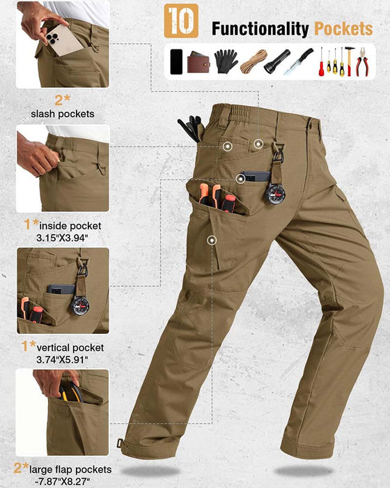 Byxor Ficka Rak Cargo