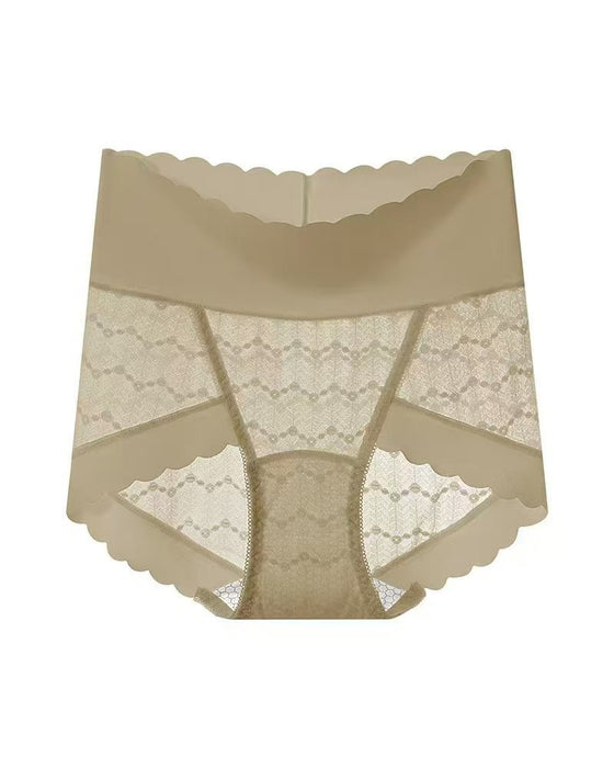 Andningsbara Sömlösa Höga Midjelinses Trosor