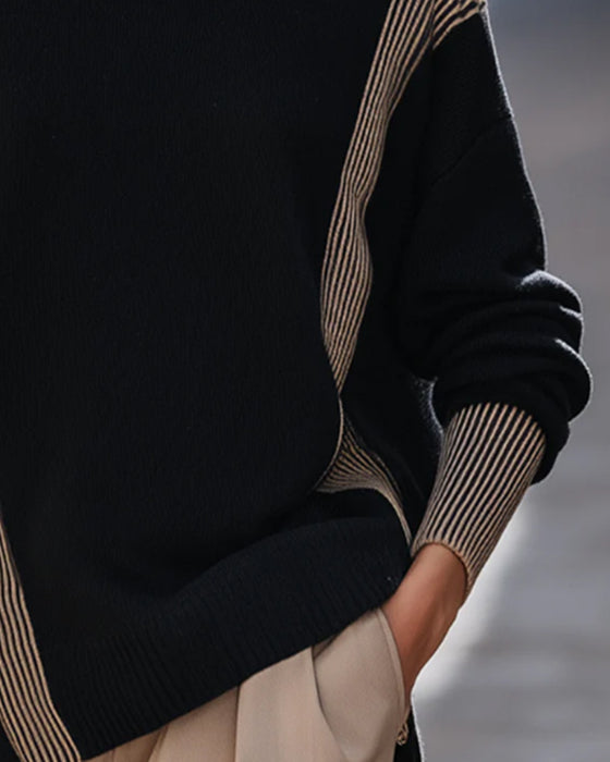 Tröjor Oregelbundet Geometriskt Lössittande