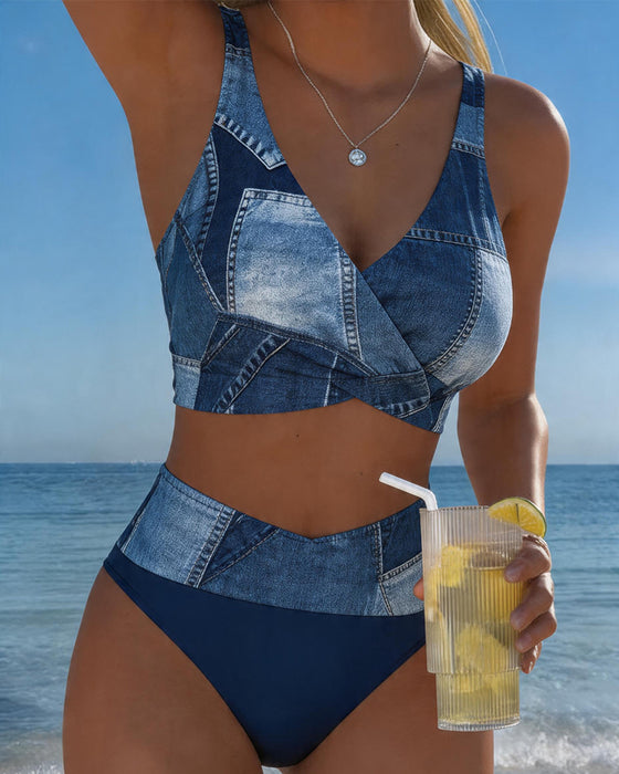 Bikini Bralette Tryck