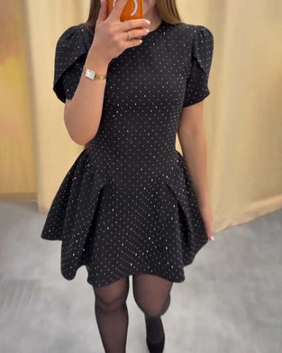 Klänning Midjesydd A-sa Kortärmad