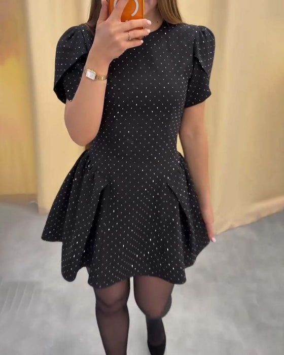 Klänning Midjesydd A-sa Kortärmad