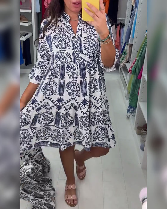 Klänning Fashion Street-tryck