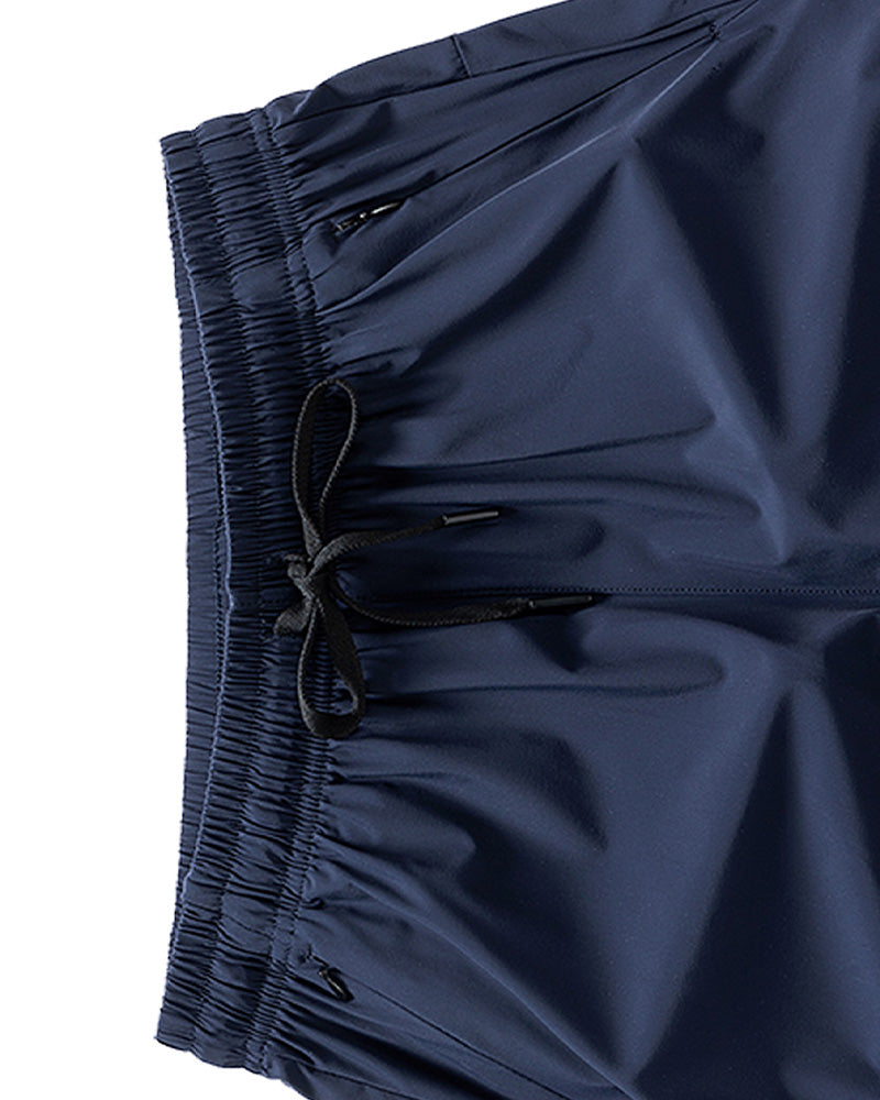 Shorts Män Elastisk Midja Ficka Snabbtorkande Is-Silke Sport