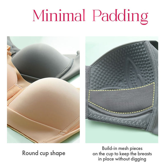 Sömlös frontstängning Trådfri Push Up BH