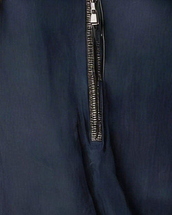 Blus Ärmlös Dragkedja Casual