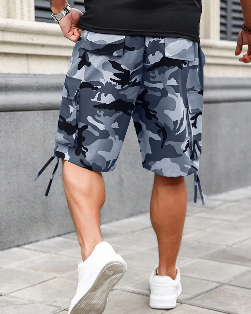 Byxor Fickor Kamouflage Cargo