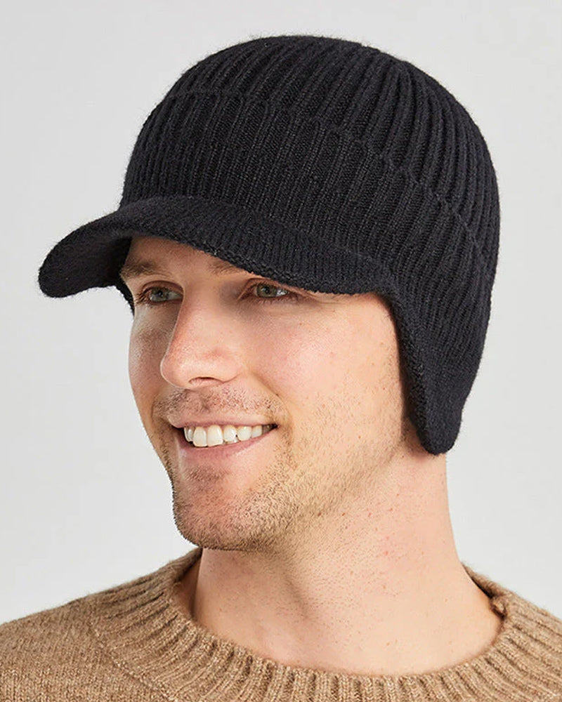 Hatt Utomhus Ridning Elastisk Varm Öronskydd Stickad