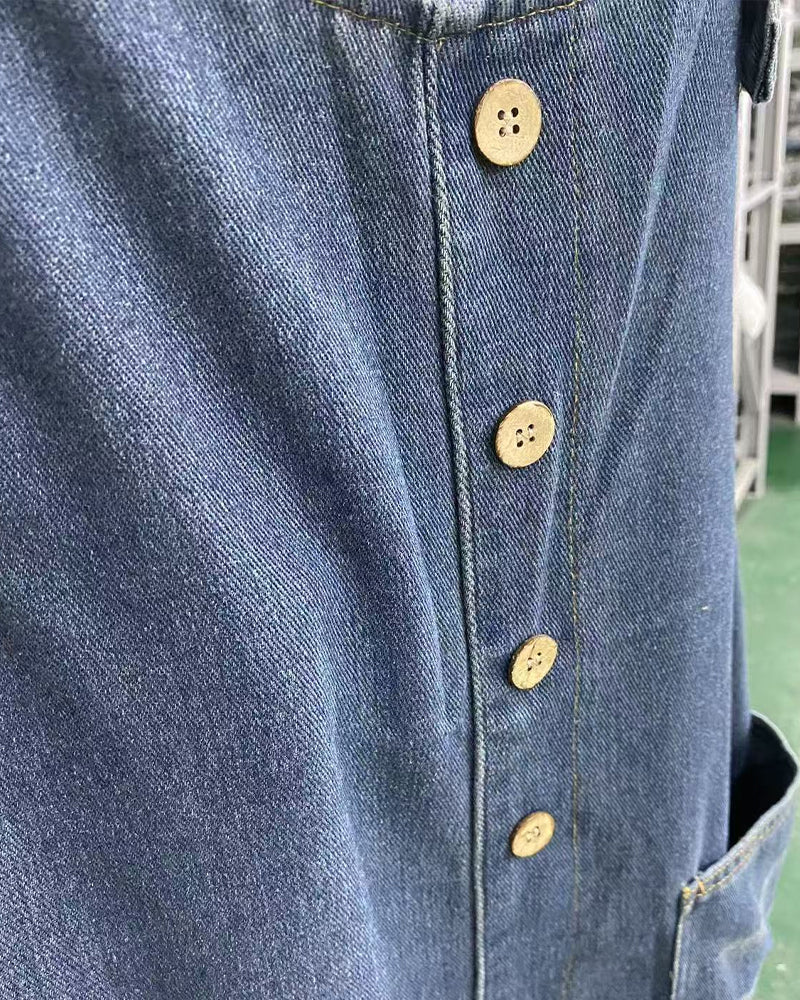 Hoppdräkt Justerbar Denim