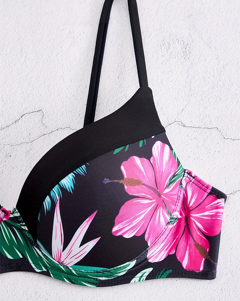 Bikini Mode Tryckt Push Up